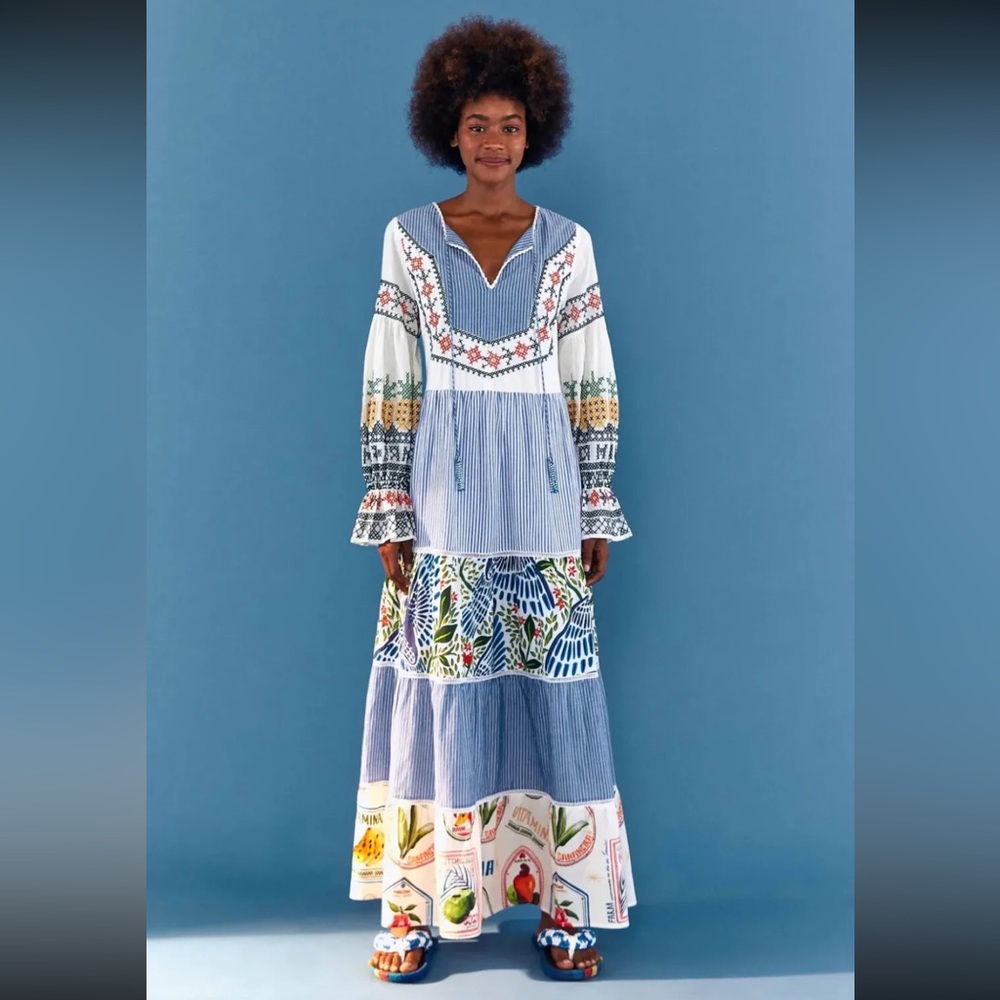 Bohemian Multicolor Maxi Dress